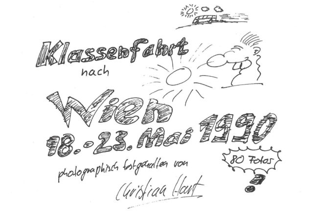 Klassenfahrt Cover, designed by Christian Hart