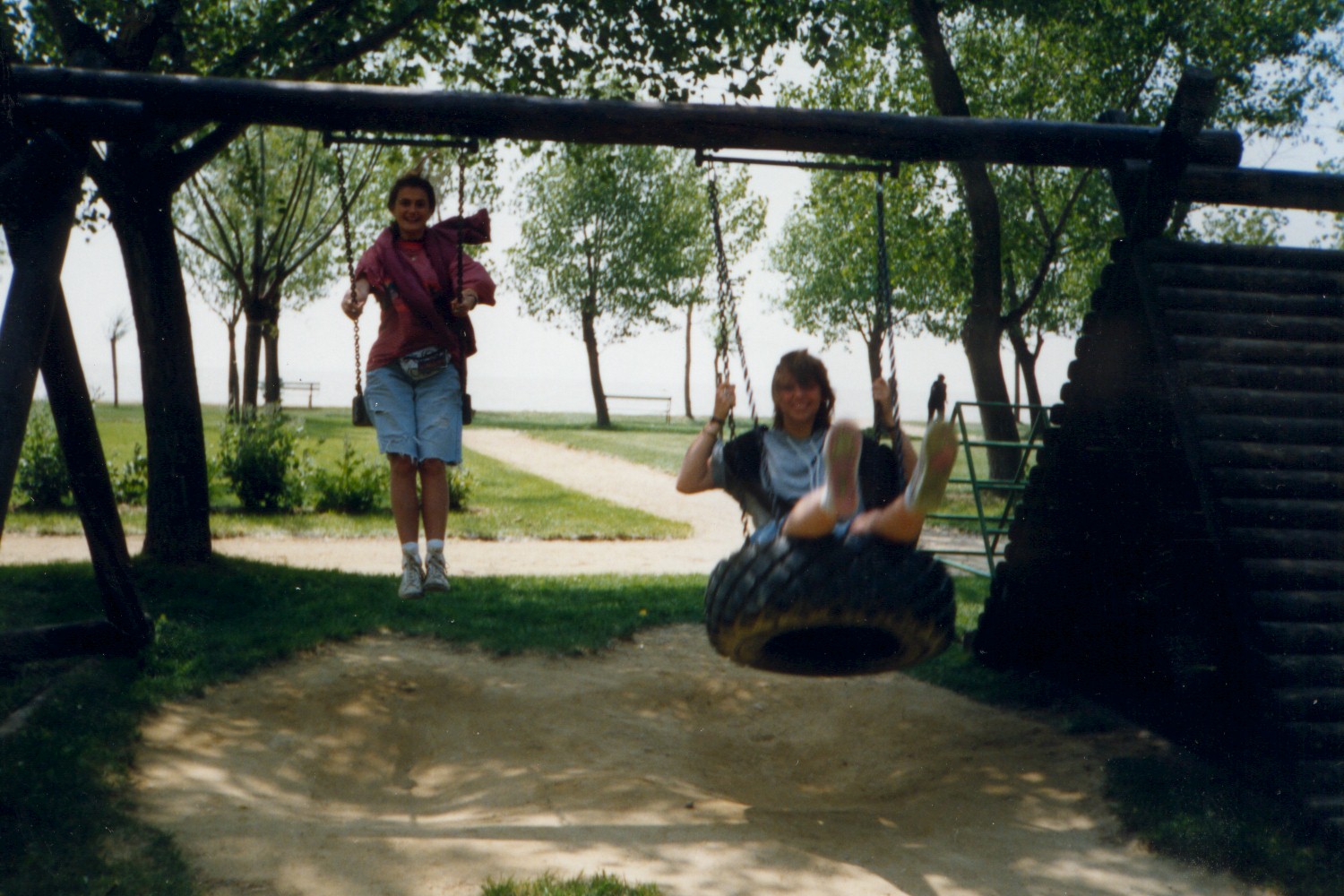 Juchhu eine Schaukel