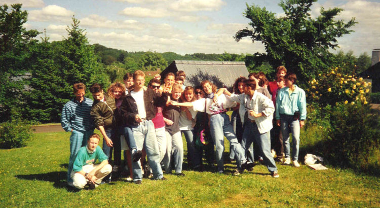 Gruppenfoto Klassenfahrt 9bR